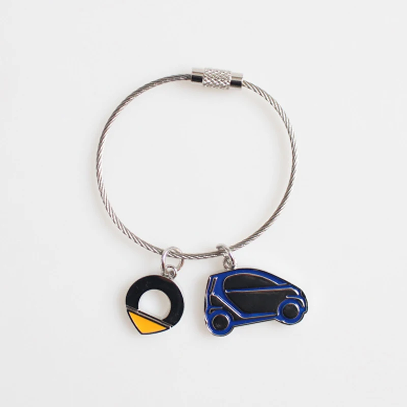 Письмо Логотип Smart Fortwo Forfour кулон-брелок для автомобиля брелок из нержавеющей стали кольцо авто брелок для автомобиля Стайлинг Декор Chaveiros