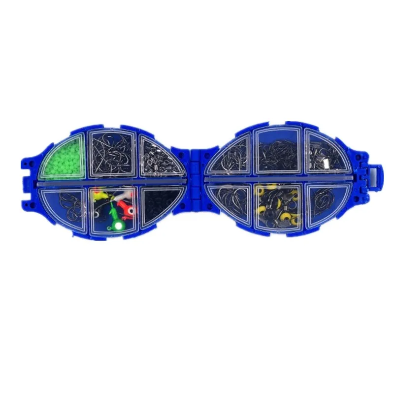 MSMRCO High Quaility 12 Grid Blue Plastic Fishing Tackle Box Turtle Fly Ocean Beach Fake Lure Goods | Спорт и развлечения