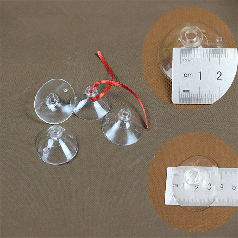 Пластиковые резиновые присоски на присоске 100 шт. 4 см для свадебного автомобиля