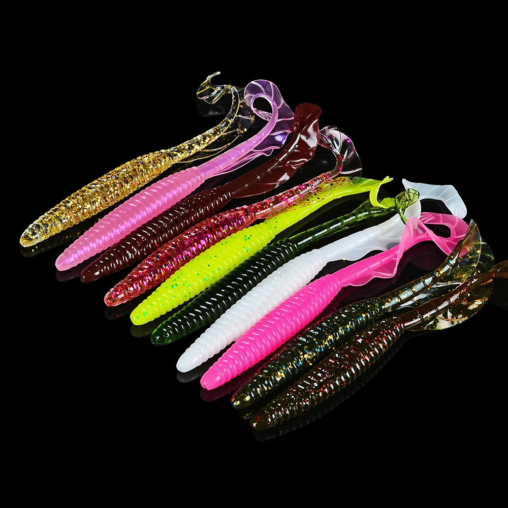 10 шт./лот приманка для рыбной ловли Мягкая ручной работы 14 5 см 7 дюйма рыболовные