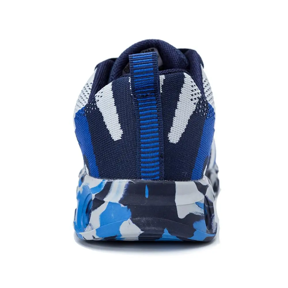 Мужские камуфляжные ботинки с сетчатым носком синие военные армейские Рабочая