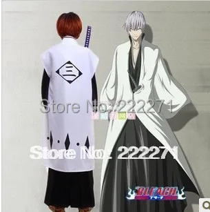 Bleach 10 дивизион капитан Toushiro Hitsugaya Хэллоуин Косплей Костюм японский костюм одежда