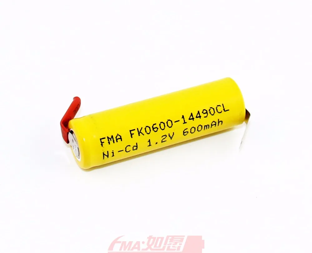 Никель кадмиевый аккумулятор AA 1 2 V 600 мА/ч 900 Батарея для зубных щеток Braun Oral B
