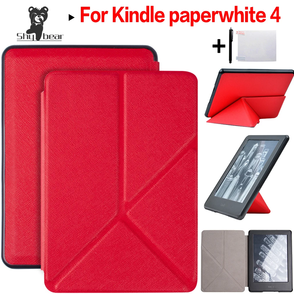 Чехол для Amazon Kindle Paperwhite 4 Тонкий чехол 2018 6 дюймов оригами с автоматическим