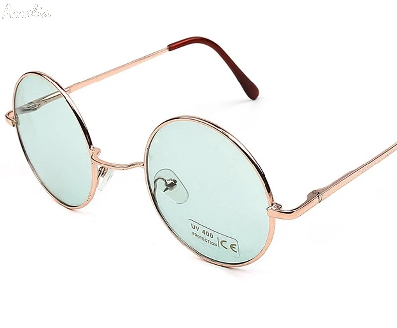 

2018 Hot New Round Retro 90s Sunglasses for Women Men Super Light Frame Comfortable Nosepads High Quality