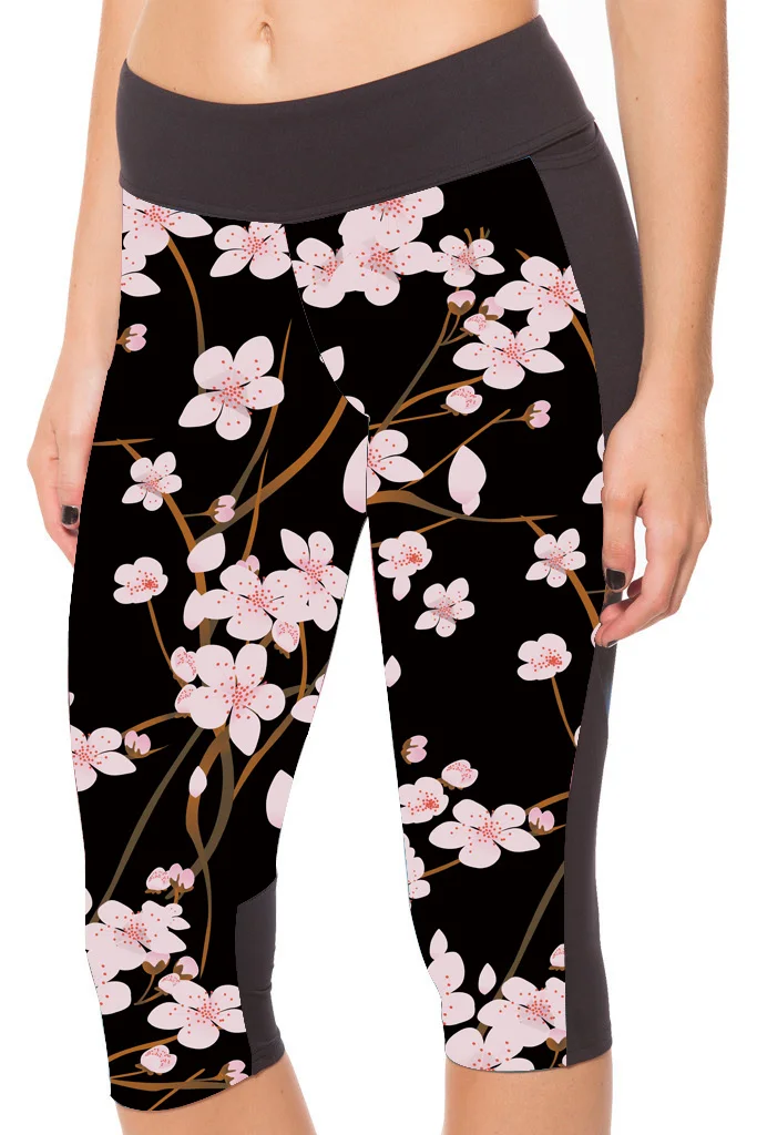 2017 сексуальные женские брюки с 7 точками модные леггинсы зимние цифровым принтом