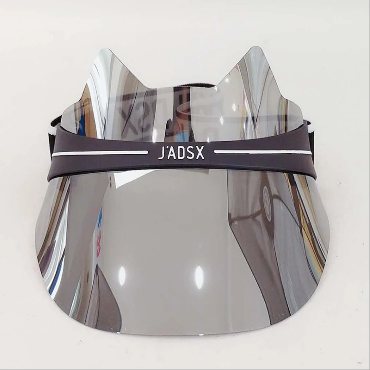 E New Visor Sun Hat Golf Tennis Beach Unisex Cap Summer Uv Protection Transparent - Цвет: E