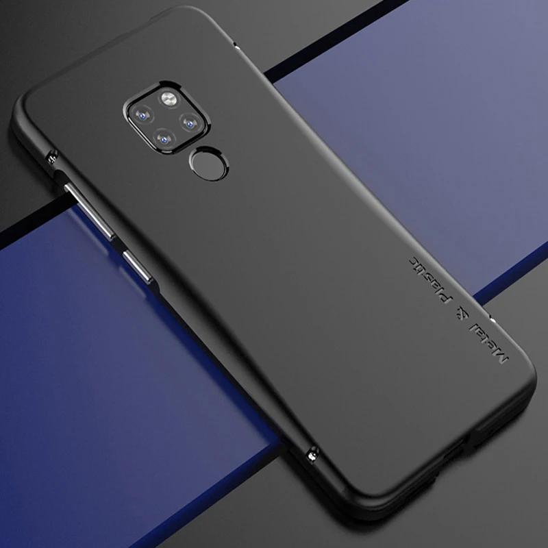 Чехлы для huawei mate 20, чехол с жесткой задней панелью, металлический бампер, бизнес-чехол для телефона huawei mate 20 HMA-AL00, металлический корпус