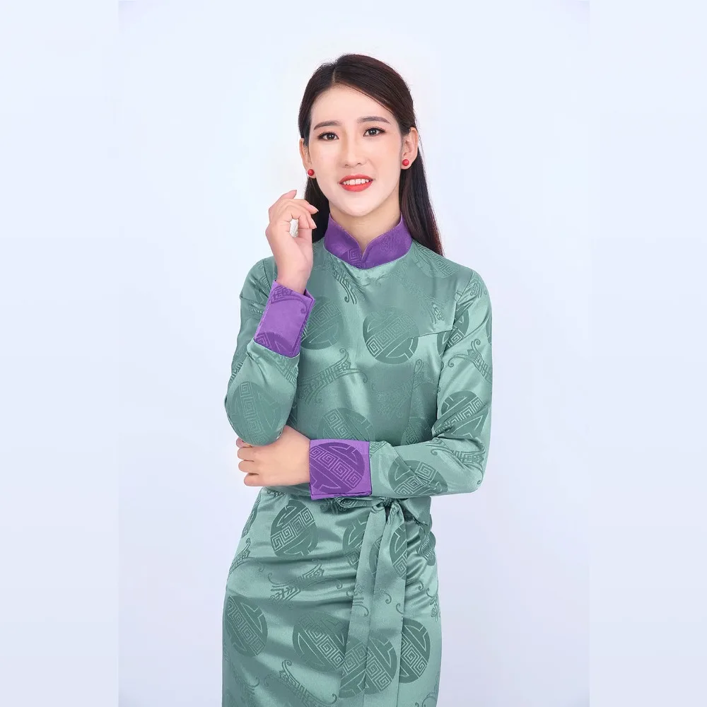 Китайская одежда для этнических групп тибетских женщин высококачественная из