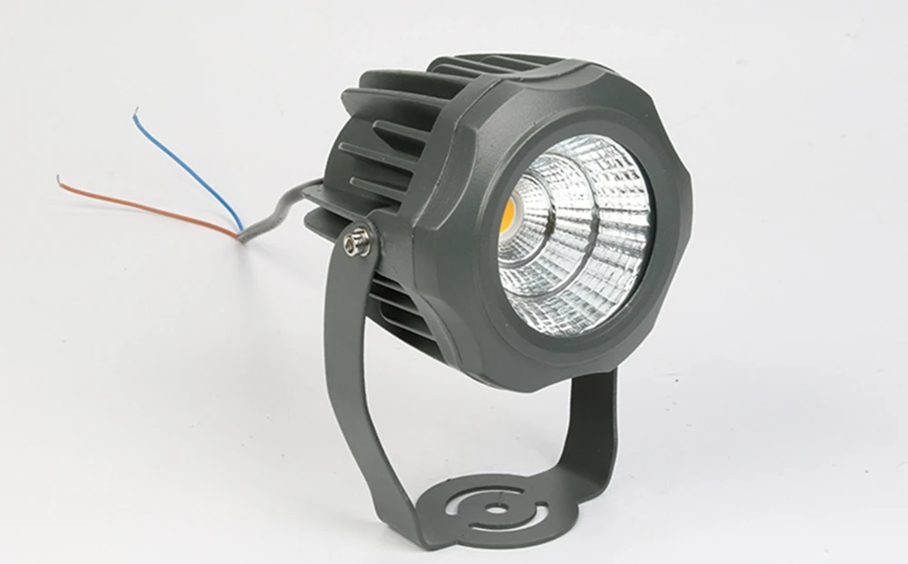 20 Вт светодиодный водонепроницаемый круглый супер яркий COB проекционный свет наружная газонная лампа, ландшафтные садовые прожекторы