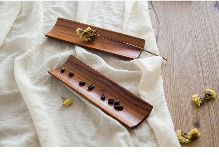 1 шт. новые деревянные пельмени суши сервировочный поднос продолговатая тарелка