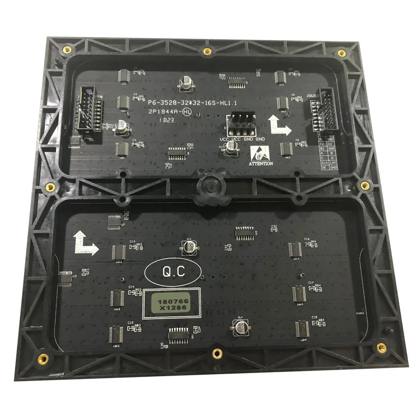 Светодиодный P6 внутренний модуль 192*192 мм SMD3528 пикселей 32*32 1/16 S 6 мм RGB полный Цвет светодиодный Дисплей Панель для такси Экран видеостены