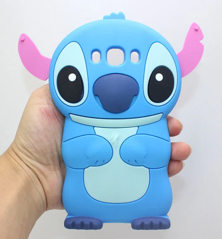 For Samsung Galaxy 2016 A3 A5 A7 J1 J1Ace J2 J3 J5 J7 3D Cute Cartoon Funny Stitch Soft Silicon Phone Back Case Cover Coque | Мобильные