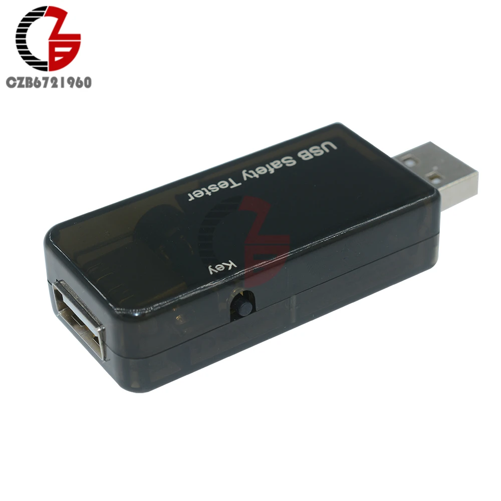 6-в-1 USB тестер безопасности Защита от отключения питания ЖК цифровой вольтметр