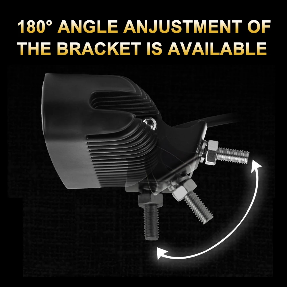 

BraveWay 36W Motorcycle LED DRL Daytime Running Light Dual Color Fog Lamp Work Light LED Headlights for SUV UTV ATV Truck Boat