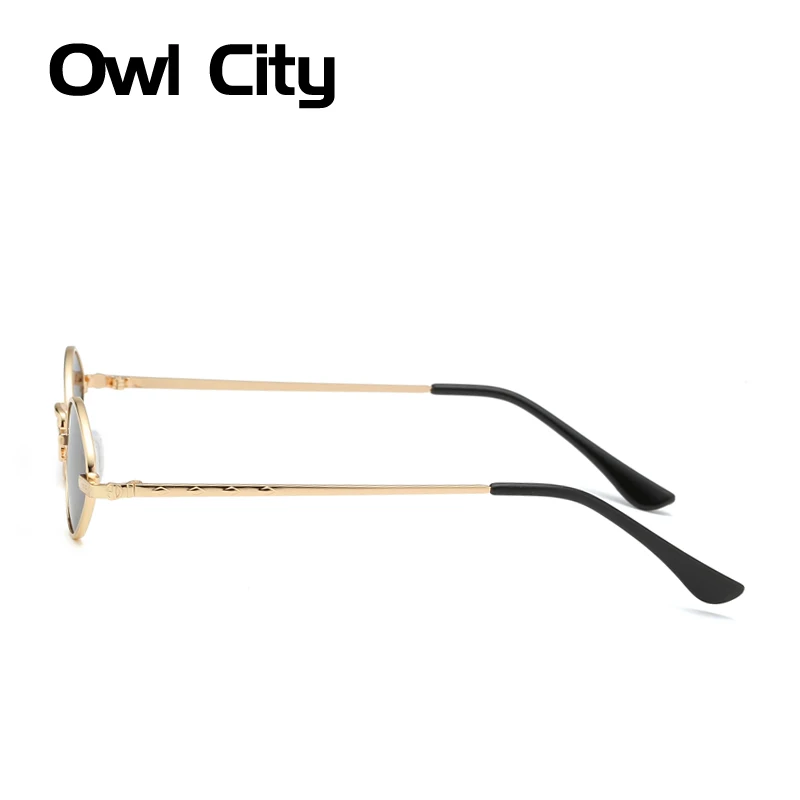 Овальные Солнцезащитные очки Owl City женские винтажные маленькие солнцезащитные