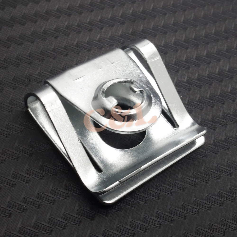 Универсальная Серебряная быстросъемная крепежная застежка с D образным кольцом