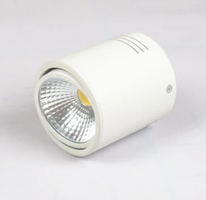 

Free Shipping 15W Super Bright COB Surface Mounted led down light 85-265V Mounted led ceiling spot light
