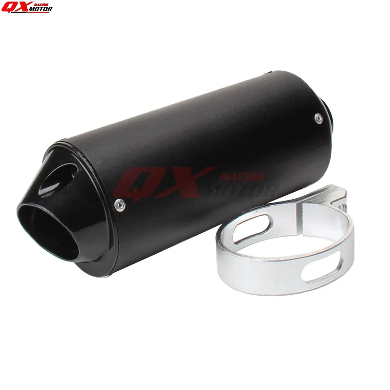 Алюминий глушитель с зажимом для KAYO Apollo Bosuer xmotos 110 125 140 150 160cc CRF klix TTR яма велосипеды для езды по бездорожью