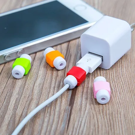 10 шт./лот USB кабель для зарядки или передачи данных со штекером Протектор
