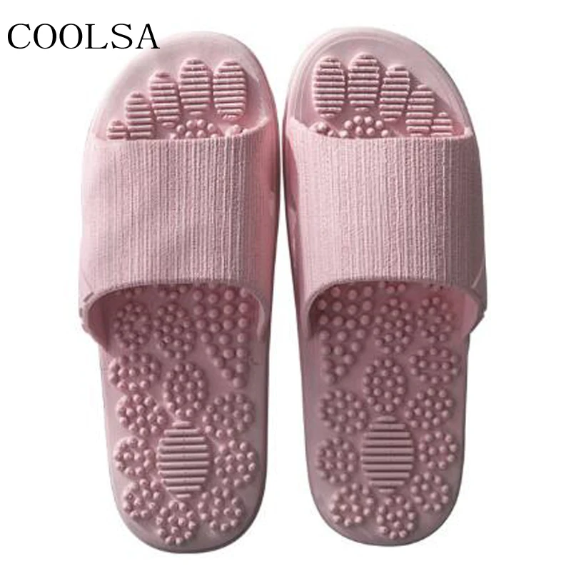 Массажные шлепанцы для мужчин и женщин Нескользящие сандалии на мягкой подошве