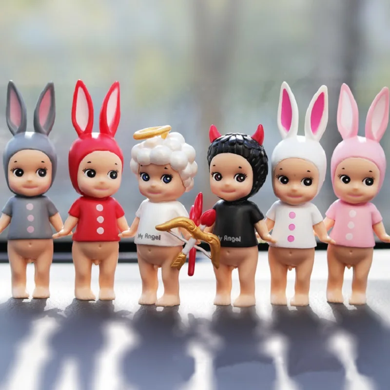Мультяшный милый Sonny Angel ПВХ фигурка игрушка мини детский Ангел дисплей Модель