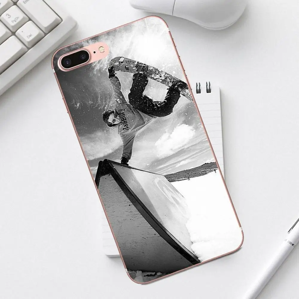 Soft TPU Phone Cases Enjoy Snow Or Die Ski Snowboard For Galaxy Alpha Core Prime Note 4 5 8 S3 S4 S5 S6 S7 S8 S9 mini edge Plus | Мобильные