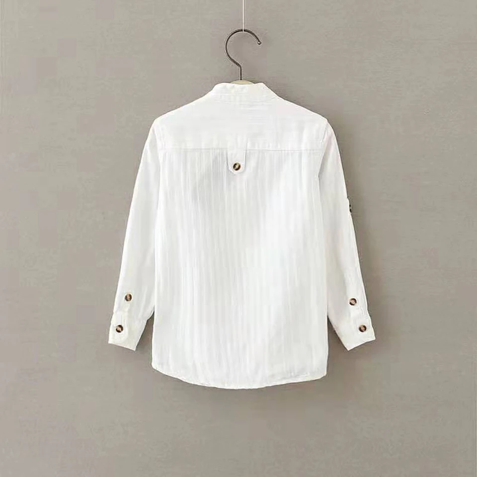 Рубашки для мальчиков 4 сезона с длинным рукавом на Возраст 3 10 лет|Рубашки| |