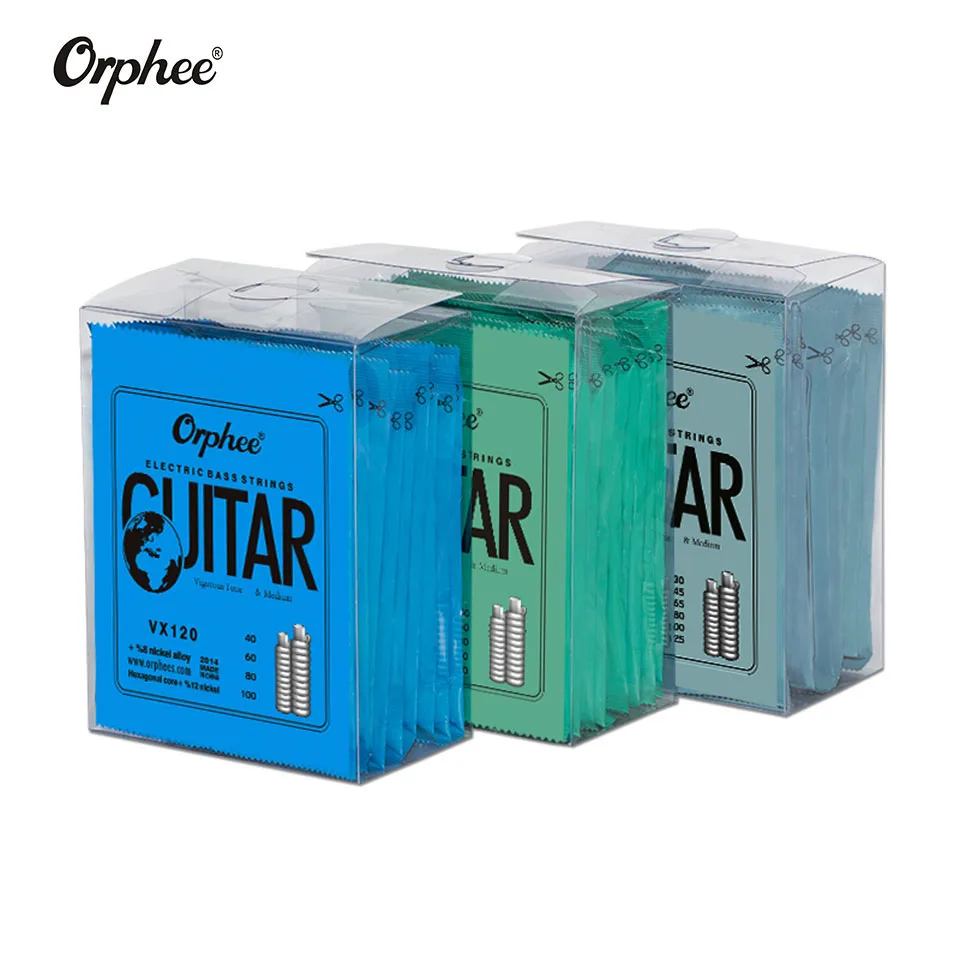 Электрические Струны для басов Orphee 1 комплект 4/5/6 струн диаметр 030 -125 музыкальный