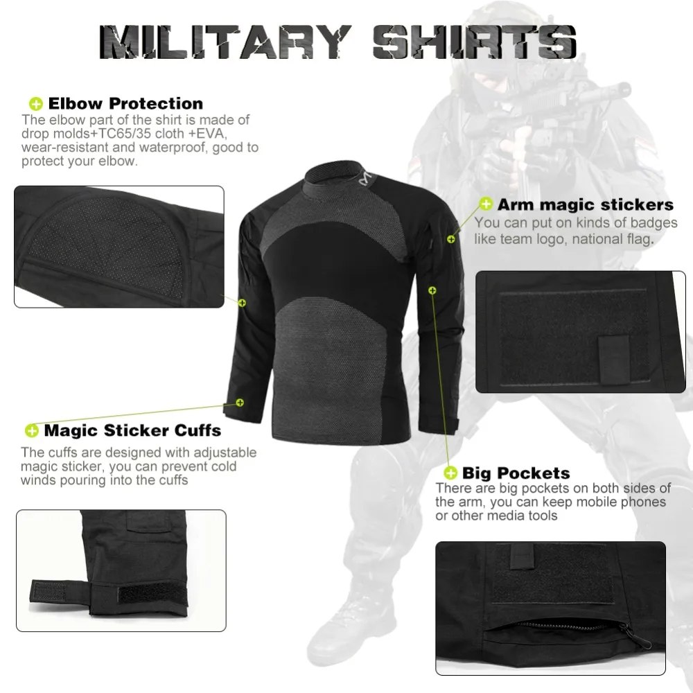 2019 Новое поступление армии Военная униформа камуфляж тактический бой костюм