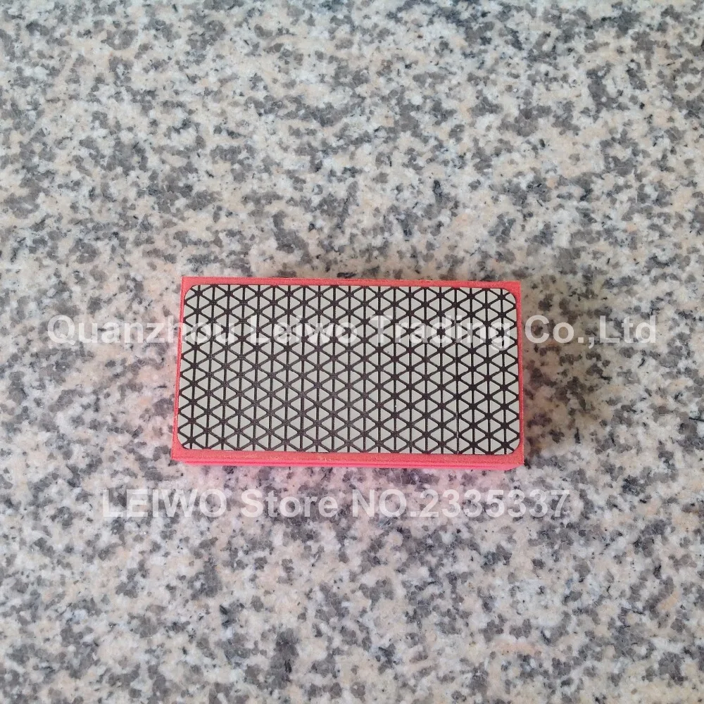 Алмазная ручная полировальная подложка с поролоновой поверхностью 100x50 мм для