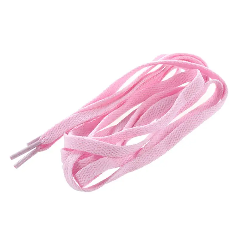 

44" Solid Flat Shoelaces Strings Laces for Sneaker Pink