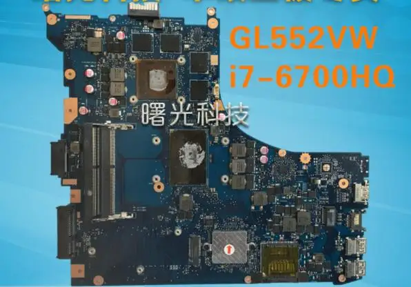 

GL552VW motherboard For ASUS GL552V ZX50V GL552VW laptop motherboard mainboard tested OK 30 PIN I7-6700HQ GTX960M/4GB REV2.0