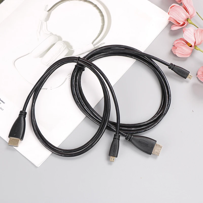 1 m/1 8 m 4 стандарт Черный Micro HDMI кабель соответствие/micro кабели|Кабели HDMI| |