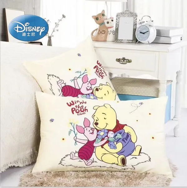 Наволочки disney Lilio Stitch Mc queen, 2 шт., наволочки с рисунком Микки, Минни, принцессы, наволочки, декоративные наволочки 48x74 см - Цвет: winnie