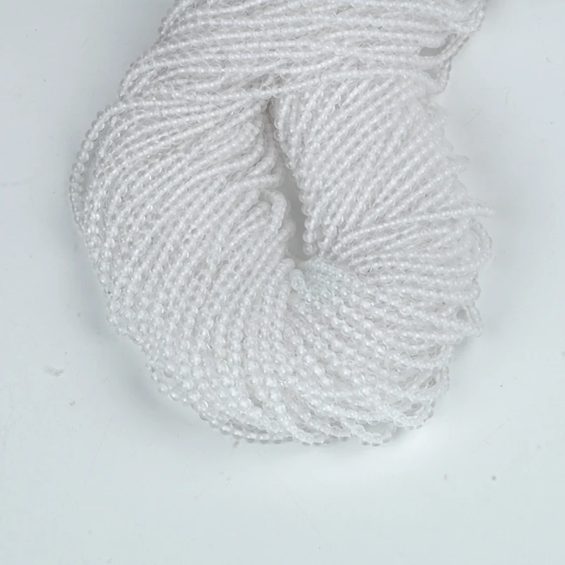 Натуральный белый кристалл камень Бусины кварцевые круглые свободные