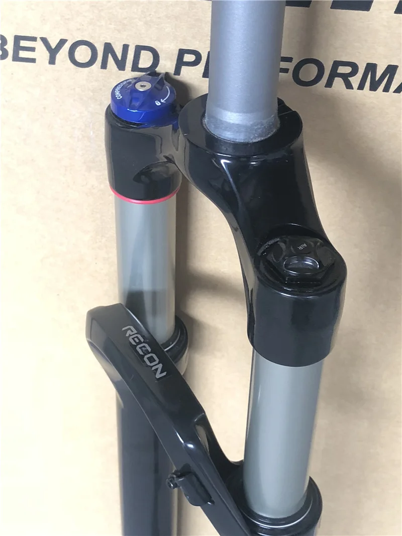 2018 SRAM ROCKSHOX RECON GOLD RL 27 5 Solo Air 9 мм QR 100 1 1/8 прямой Ручная Блокировка глянцевый черный MTB