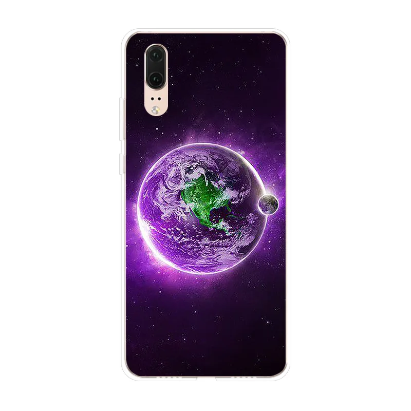 Чехол для телефона Huawei P10 P20 P30 Lite Pro P Smart 2019 Plus чехол Вселенная Млечный Путь мягкий