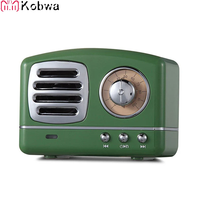 Ретро Hifi стерео Bluetooth V4.1 портативный беспроводной винтажный динамик Встроенный