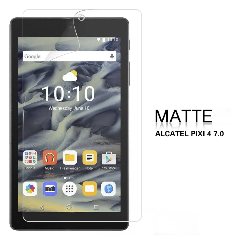 Прозрачная глянцевая HD и матовая пленка для ALCATEL OneTouch Pixi 3 8 &quot4 3G 7&quot переднее