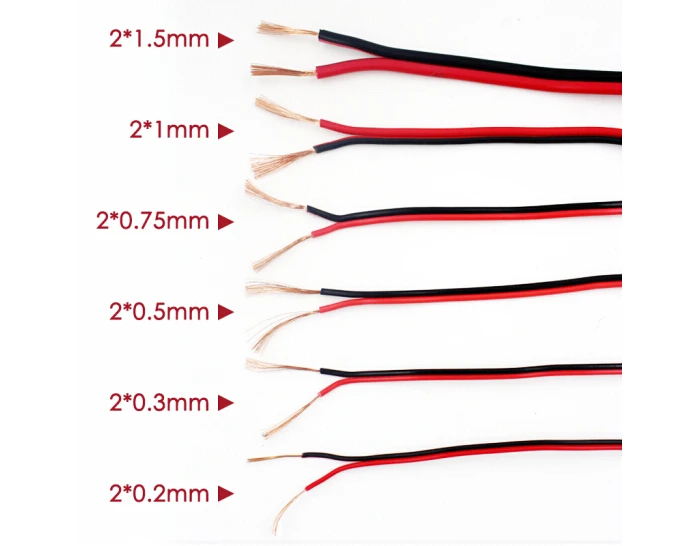 Двойной цвет линии провод в оболочке 2 ядра 0 2/0 3/0 5/0 75/1/1.5 кабель Главная Линия