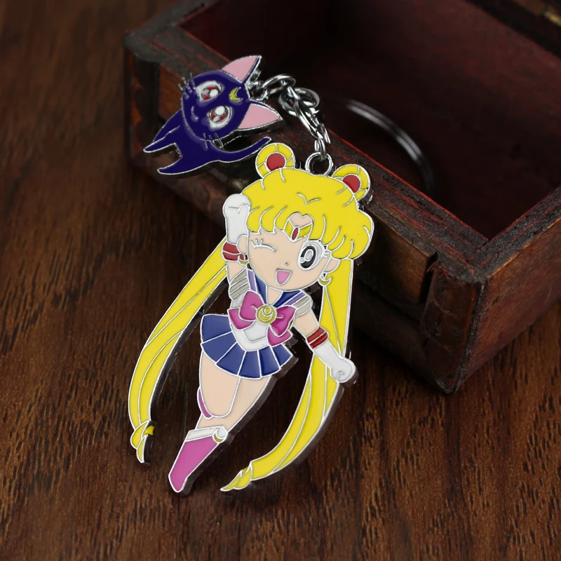 Принт с героями мультфильмов Kawaii изображением луны и звезд рисунок Подвесные