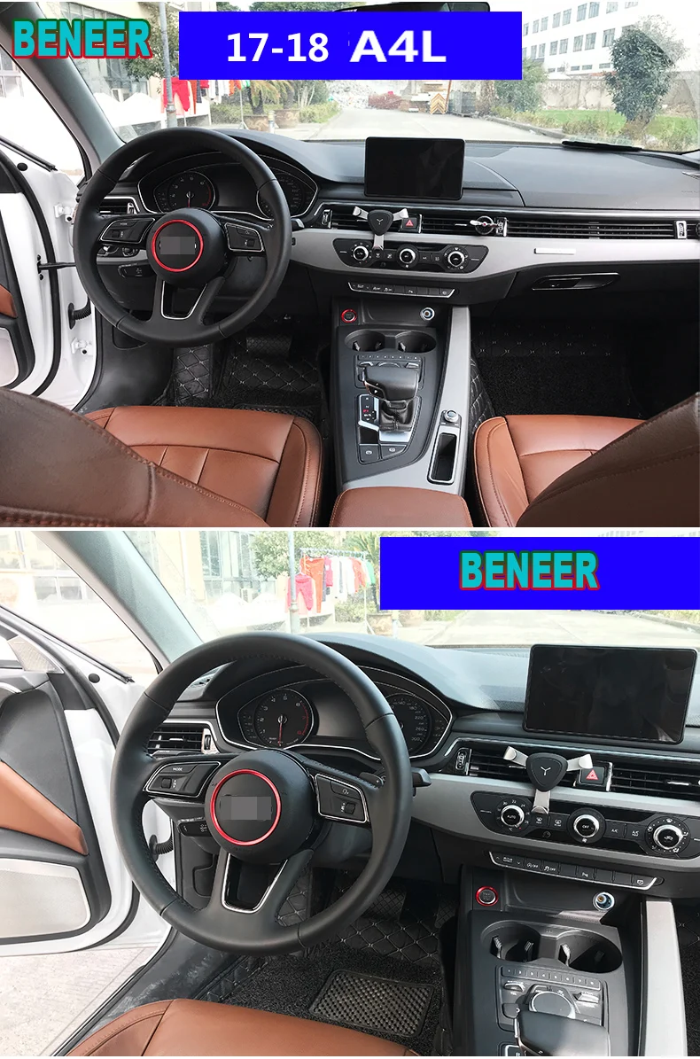 

Aluminum car start switch sticker car interior decoration for Audi A4 A6 A7 Q5