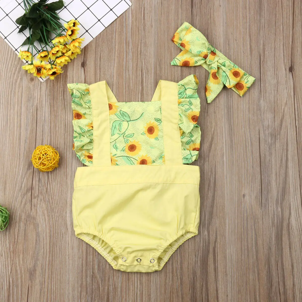 Одежда для новорожденных девочек сезон: весна–лето цветочный очаровательный