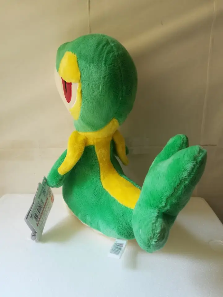 Прекрасный аниме Snivy Большой 30 см Мягкая Кукла Детская игрушка подарок на день