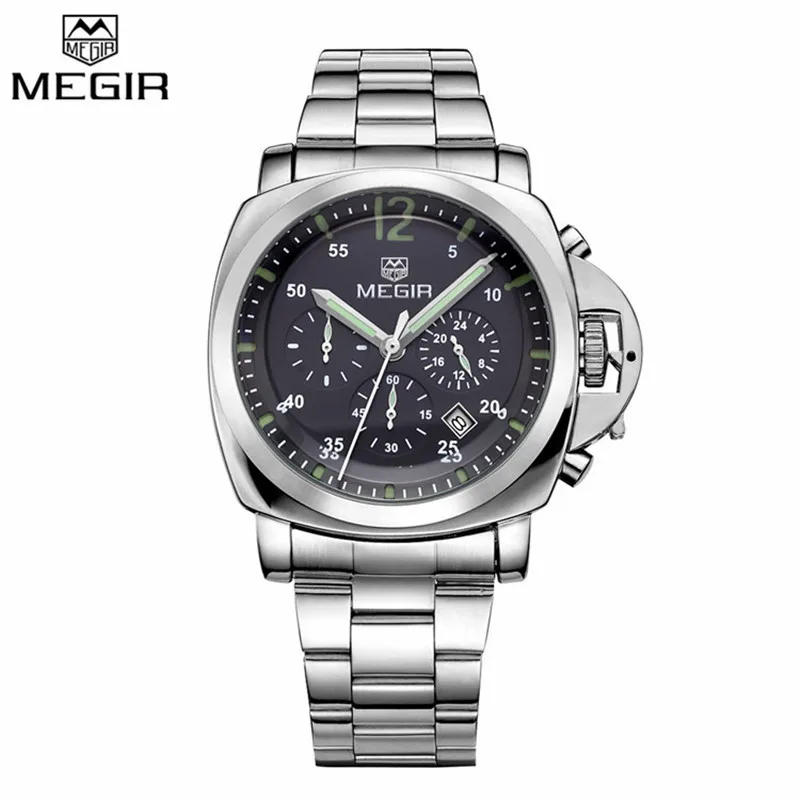 Top luxury Brand MEGIR Relogio Masculino Three Display Men Casual Watch Military Hombres Relojes Multifunction Auto Date Watches | Наручные