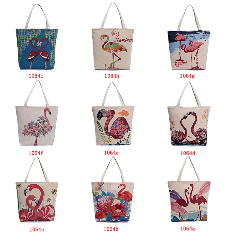 Лидер продаж женские сумки на плечо с принтом фламинго для девочек Женская