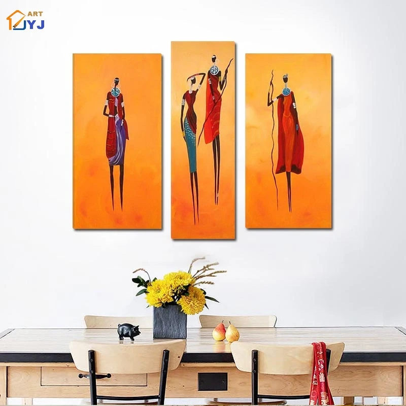 Картина масай без рамки для гостиной домашний декор Ручная роспись Современная