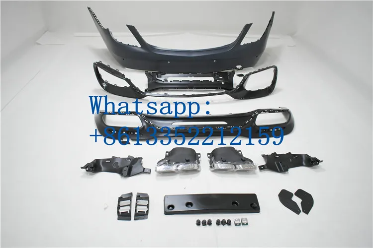 Стиль S класс обвес w222 S65 обвес для S320 S350 S400 S500 S63 S65 с фарами и задними фонарями