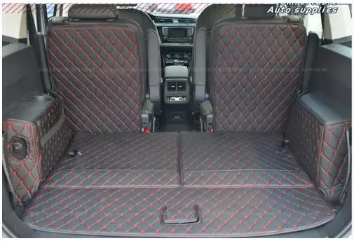 Новинка! Специальные коврики для багажника Volkswagen Touran 6 мест 2018 2015 прочные